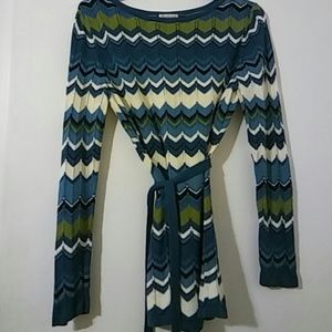 Bechamel NAVY BLUE CREW NECK SWEATER sz Sm